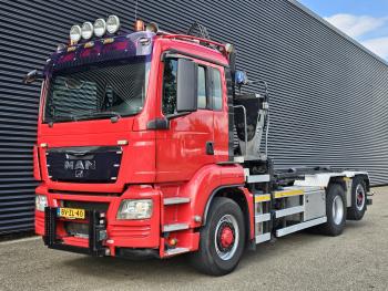 TGS 26.400 / 6x4H-2 / HMF Z KRAAN + CONTAINERSYSTEM